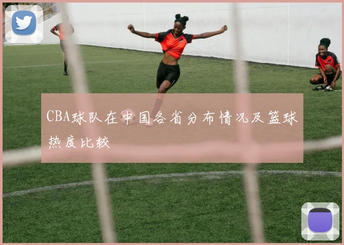 CBA球队在中国各省分布情况及篮球热度比较